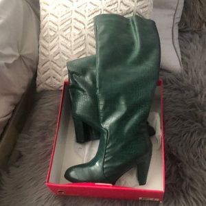 Women’s snake skin boots